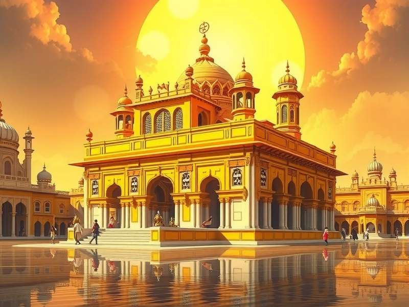Amritsar Ascent Game Banner featuring Golden Temple